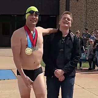 Watch This Dad in a Speedo Ruin His Teen's Life in 57 Seconds