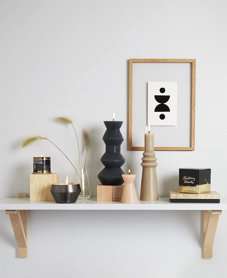 A Geometric Candle: Illume Pillar Candle