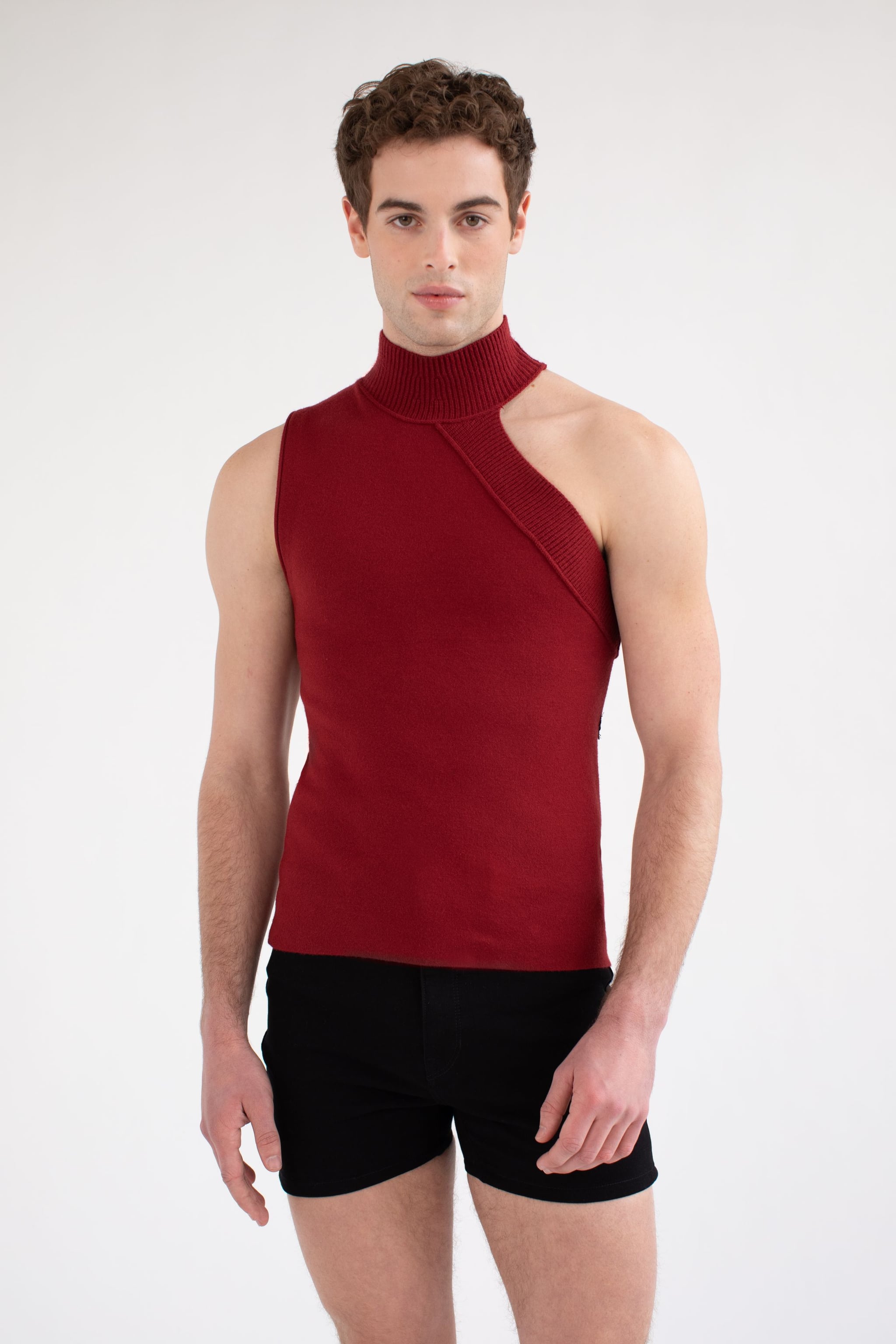 Turtleneck tank cheap top mens