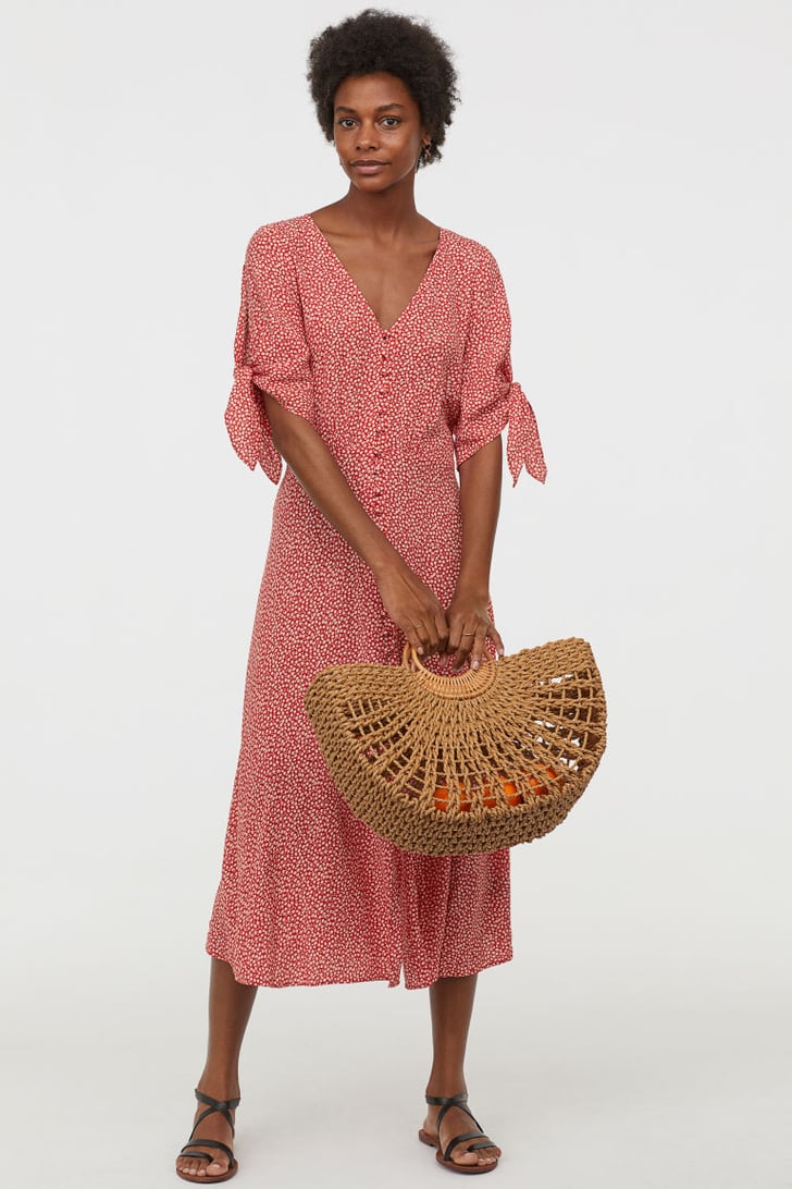 Hm creped outlet dress
