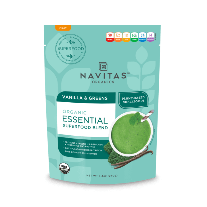 Navitas Organic Essential Superfood Blend in Vanilla & Greens