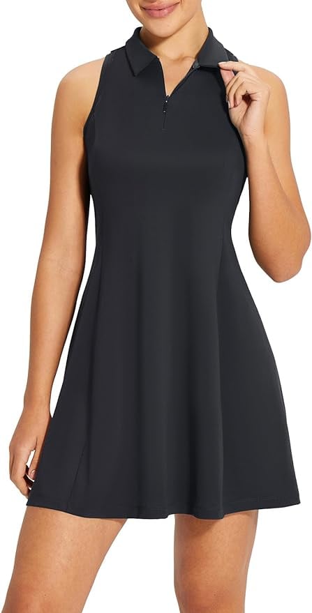 Best Workout Dress With a Polo Collar