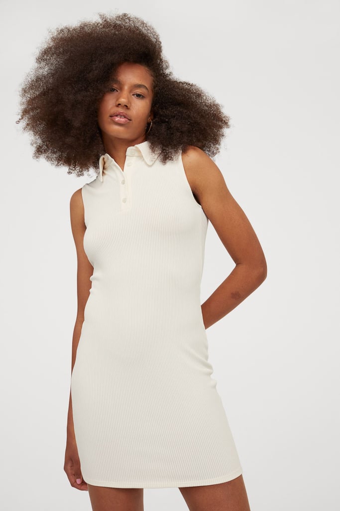For a Sporty Chic Vibe: H&M Ribbed Dress