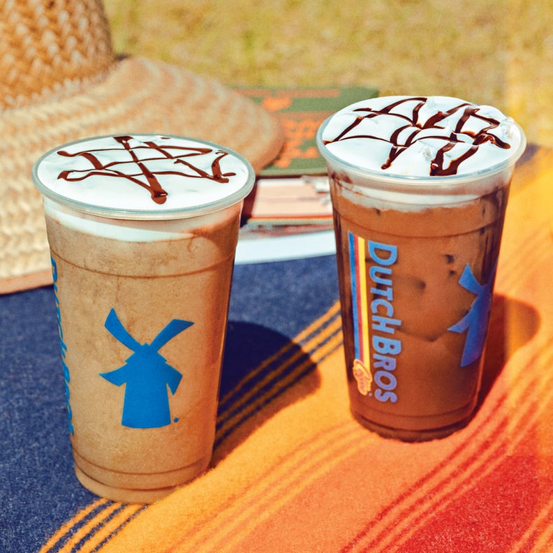 Dutch Bros Campout Mocha Freeze and Iced Campout Cold Brew