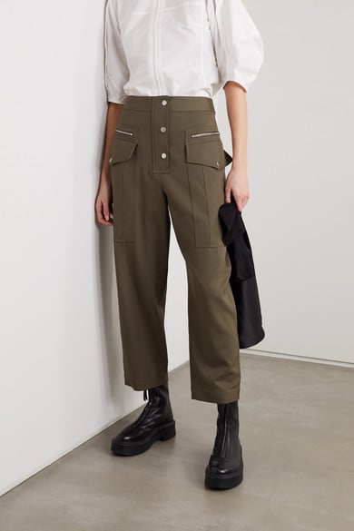 3.1 Phillip Lim Wool-Twill Straight-Leg Pants