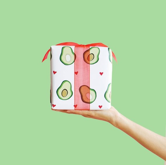 Little Avocado Wrapping Paper