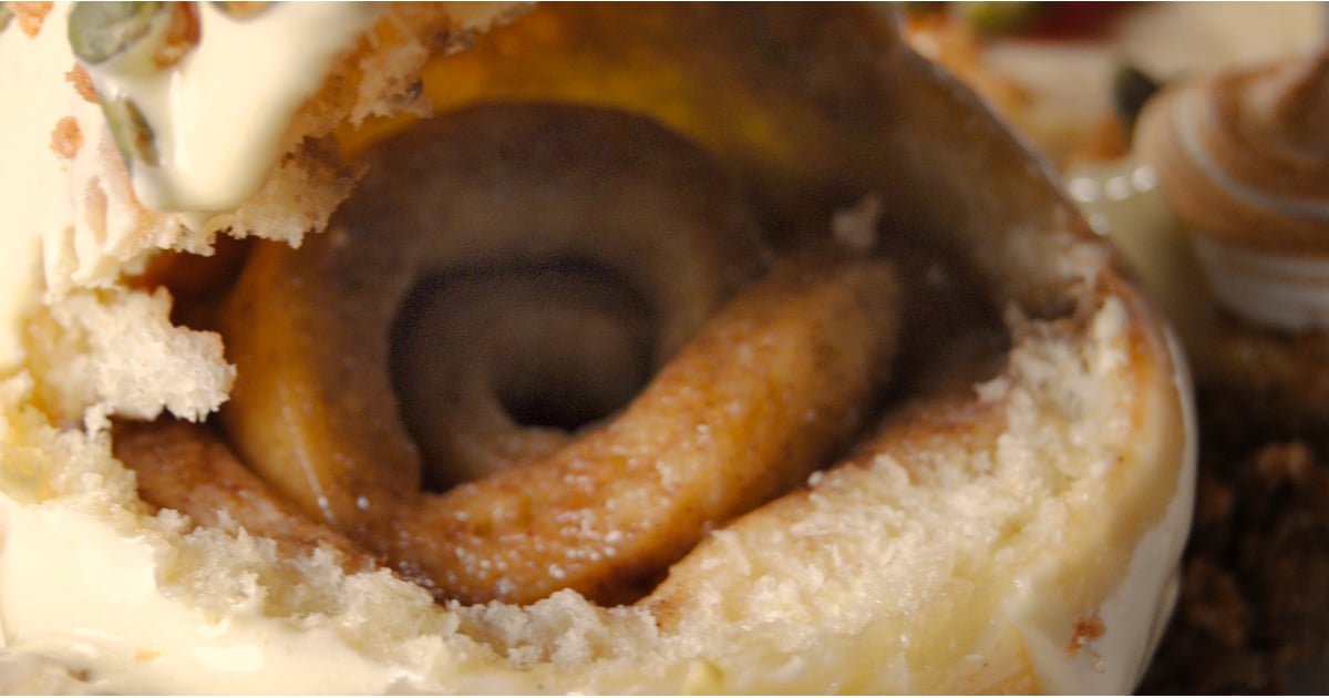 Cinnamon Roll Doughnut at Catch Restaurant New York City POPSUGAR Food