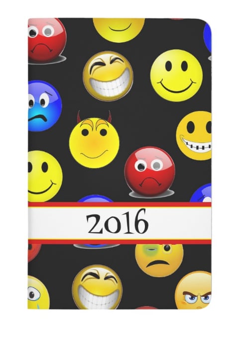 Emoji Funny Faces Checklist Journal