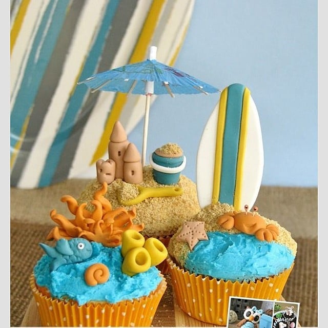 Sand Castle Cupcakes