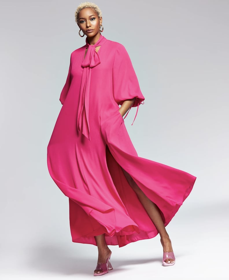 Ade Samuel for INC Scarf-Neck Maxi Dress