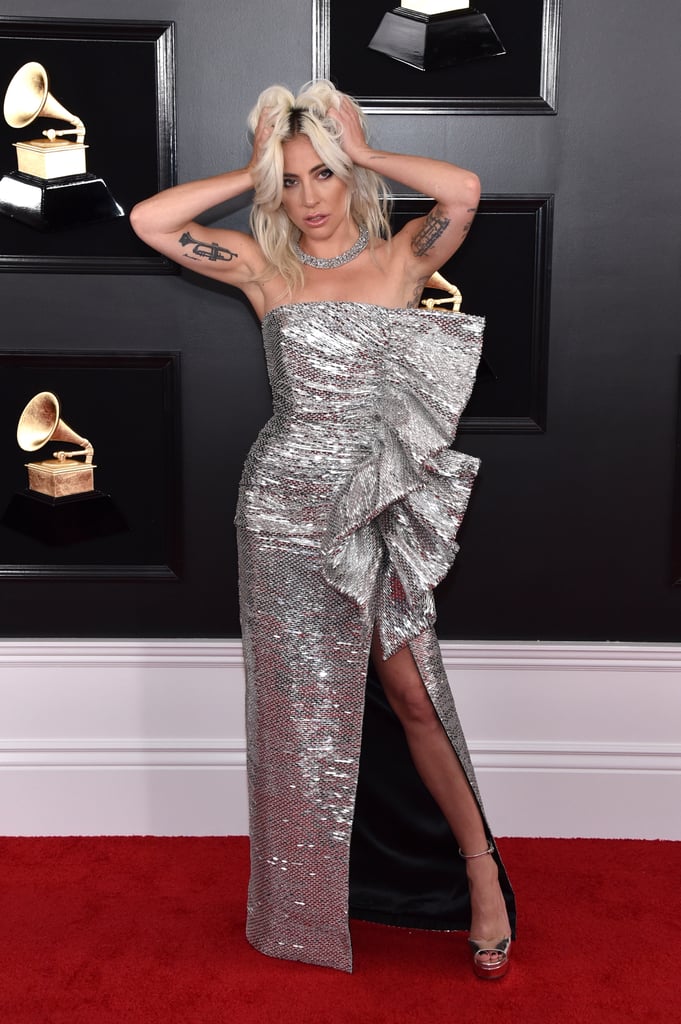 Lady Gaga's Celine Dress at the 2019 Grammys