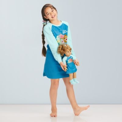 Courtney's Care Bears Pajamas for Girls & 18-inch Dolls