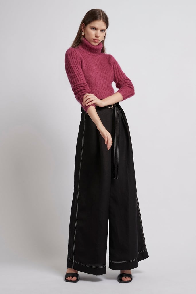Aje Psychedelia Pleat Wide Leg Trouser