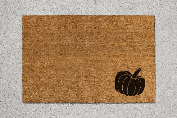 Pumpkin Doormat