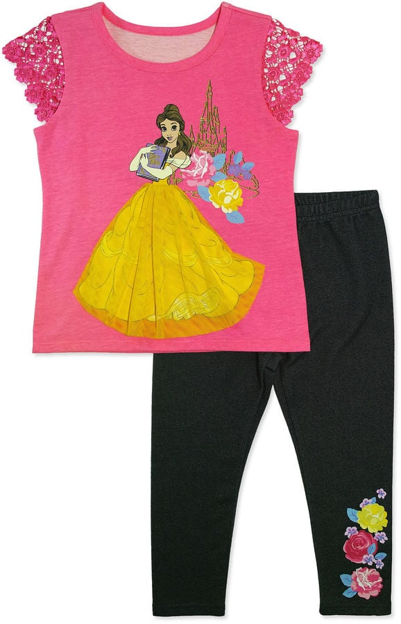 Disney By Okie Dokie 2-pc. Beauty and the Beast Legging Set ($20, originally $36)