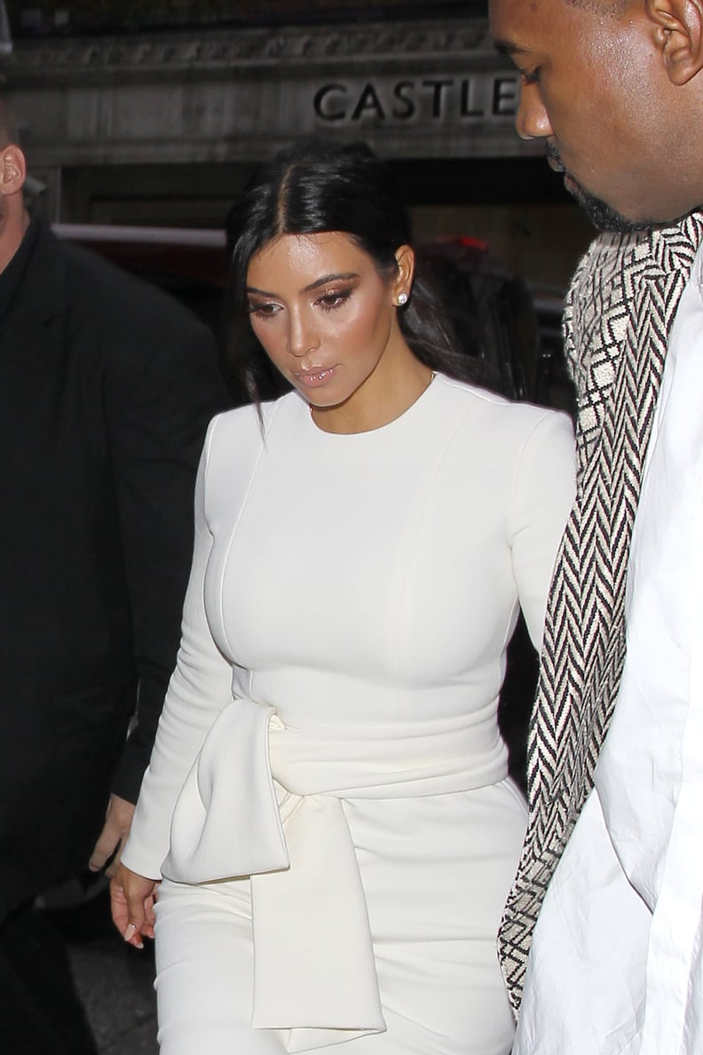 Kim Kardashian at Paris Fashion Week Spring 2015 | POPSUGAR Fashion