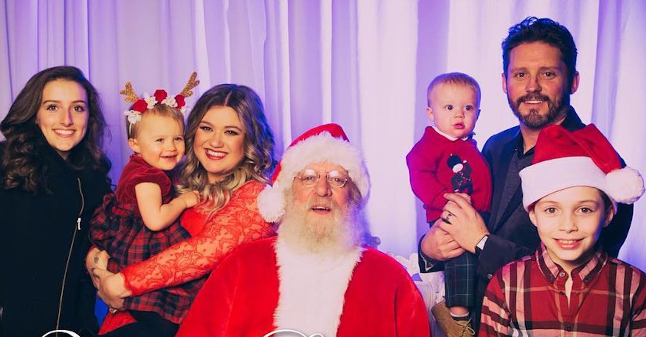 Kelly Clarkson Family Christmas Card 2016 PS Celebrity