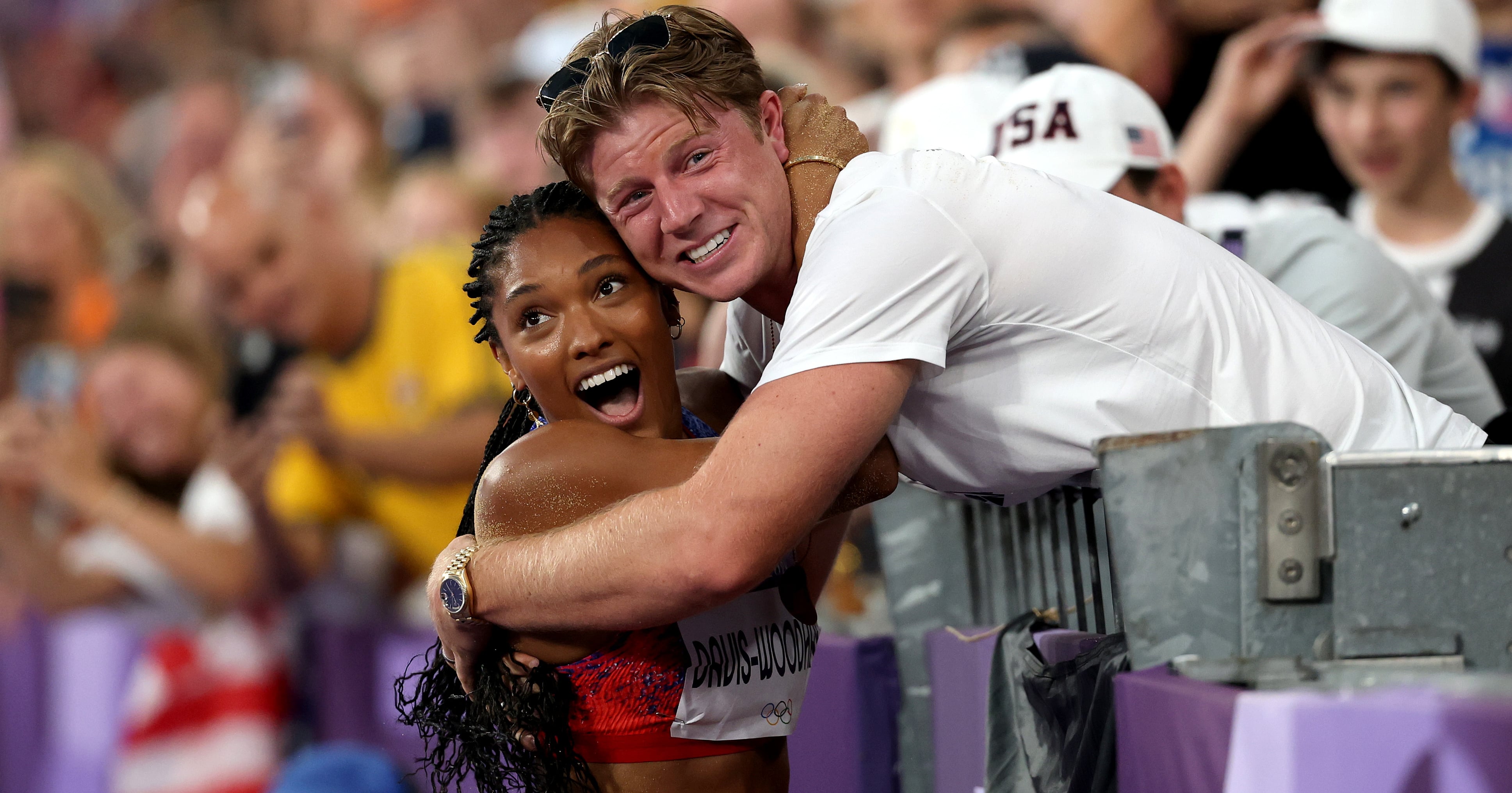 How Did Tara Davis and Hunter Woodhall Meet?