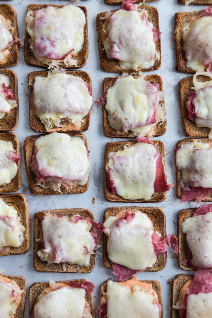 Mini Reuben Toasts