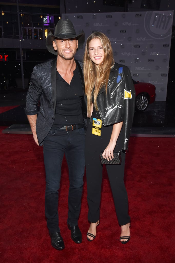 Tim McGraw and Daughter at the American Music Awards 2016
