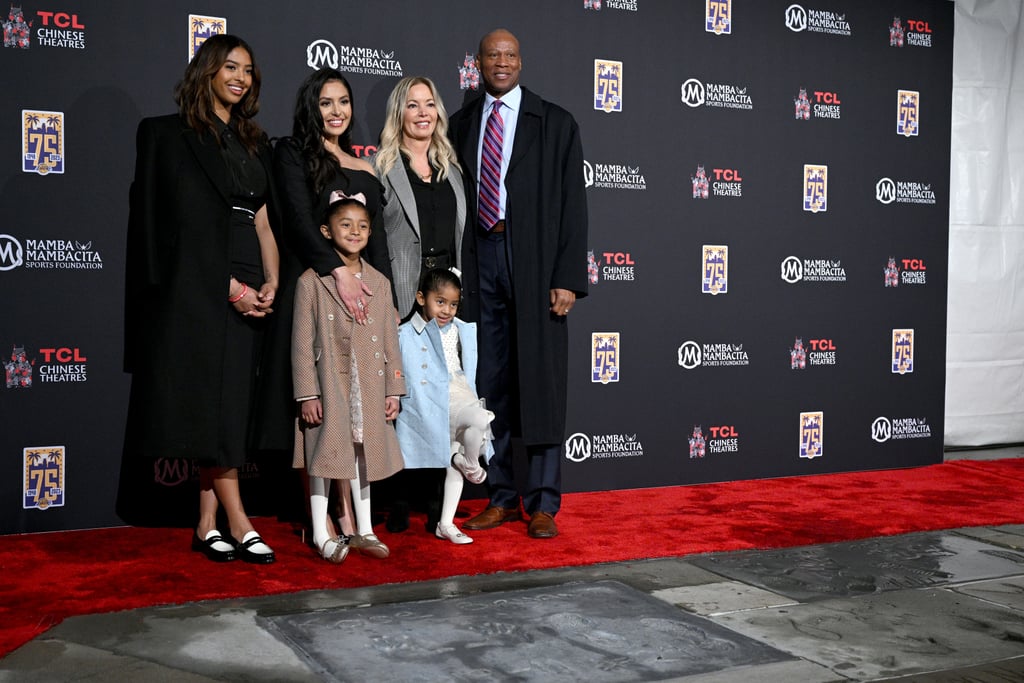 Vanessa Bryant and Daughters at Kobe Bryant's LA Ceremony