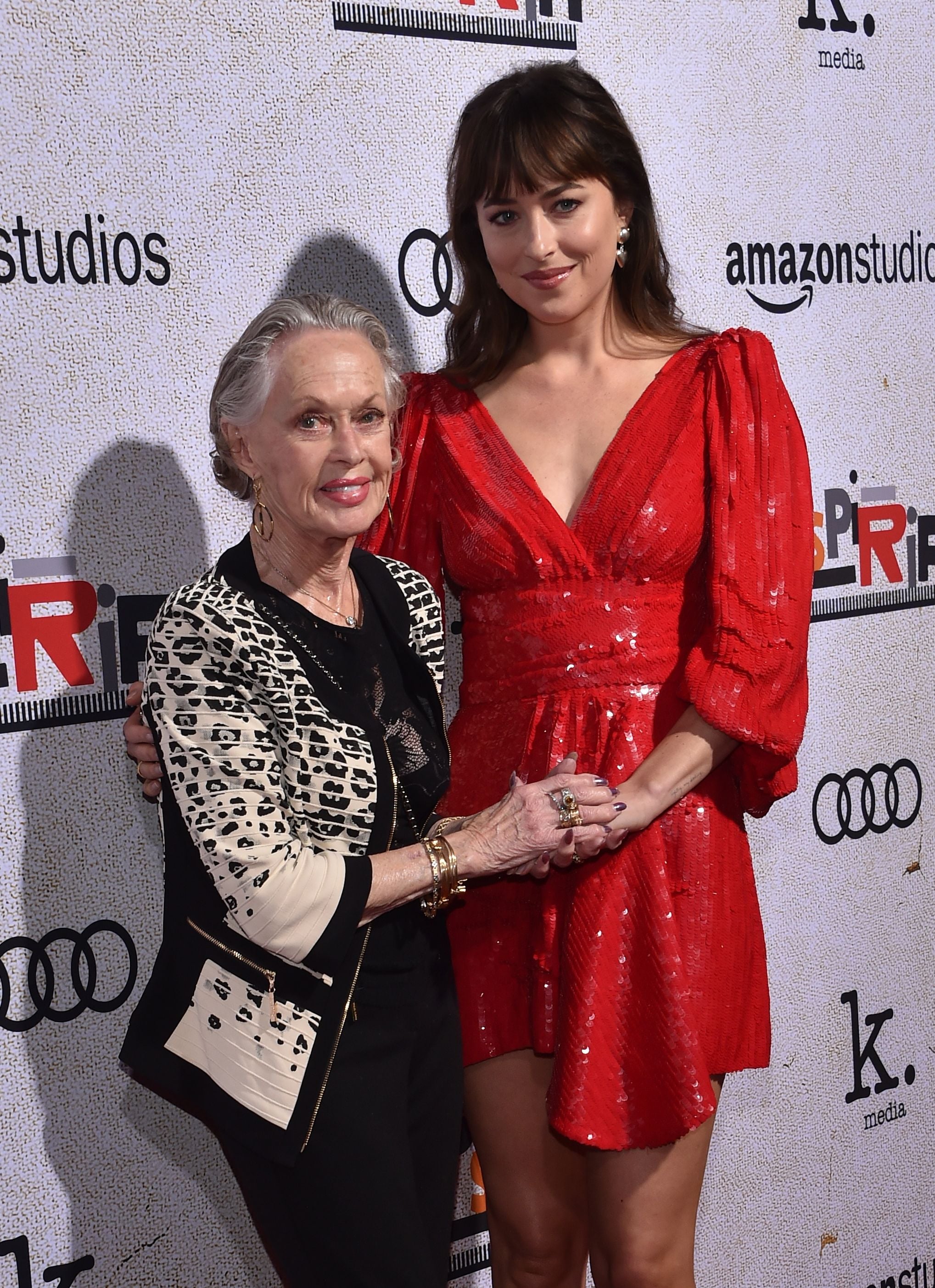 Dakota Johnson and Tippi Hedren at Suspiria Premiere 2018