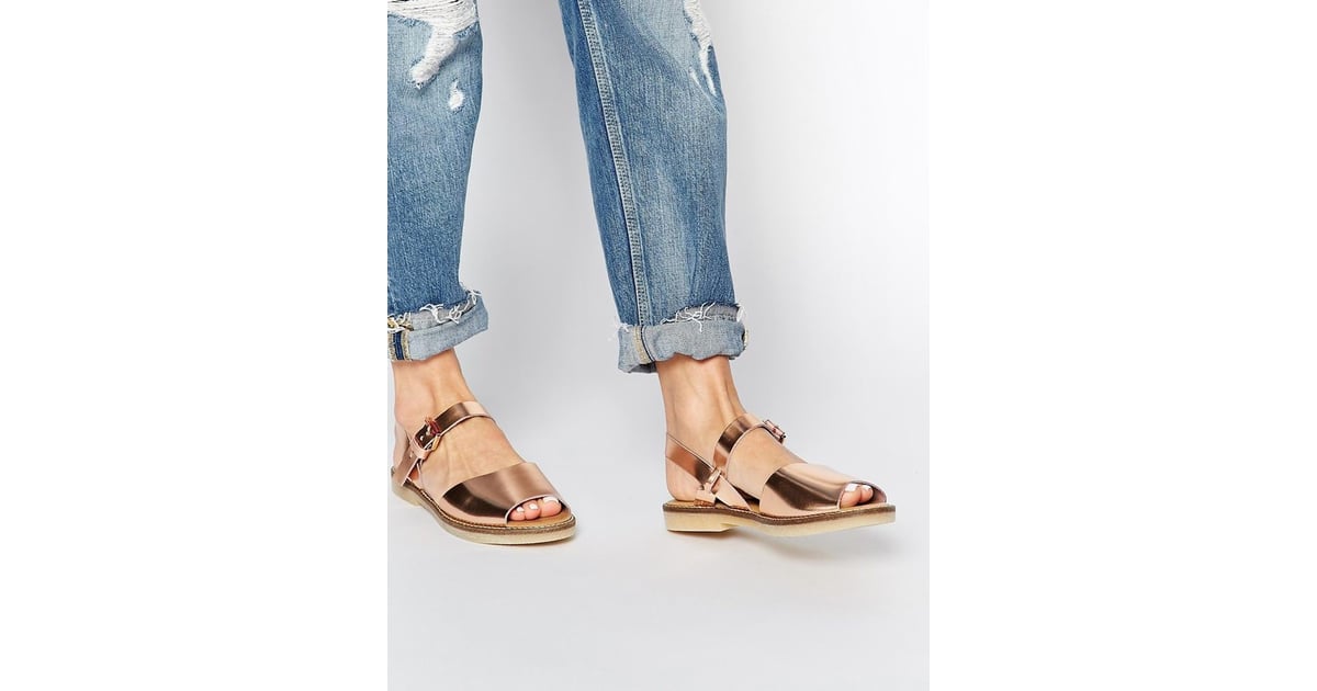 rose gold sandals aldo