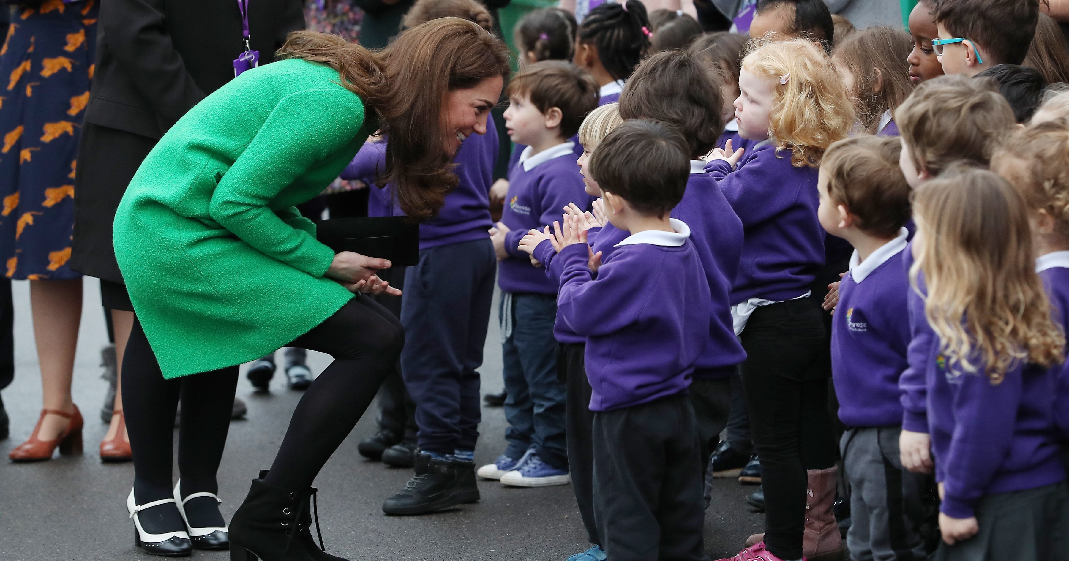 Kate Middleton Visits Schools February 2019 | POPSUGAR Celebrity