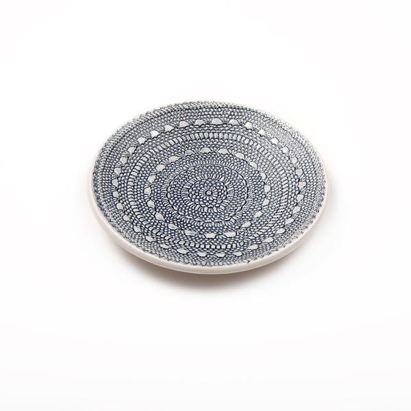 Blue Lace Tapas Plate