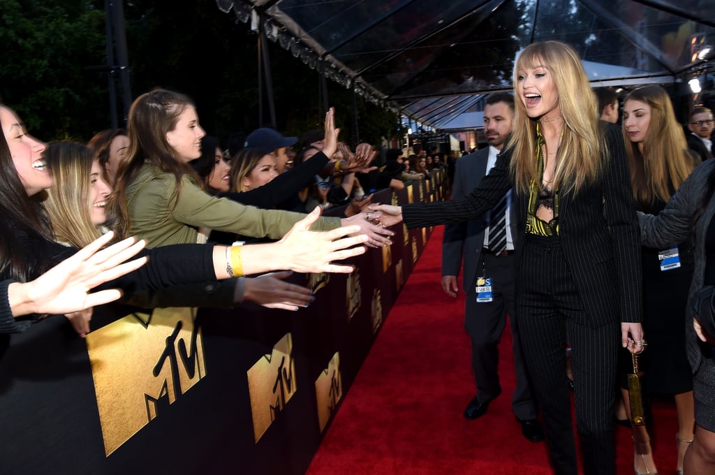 Gigi Hadid at the MTV Movie Awards 2016
