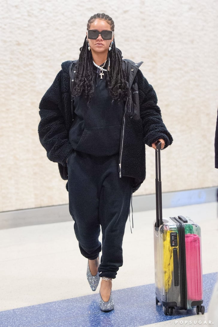 Rihanna at the Airport in NYC