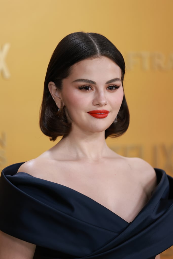 Selena Gomez's Red Lip at the 2025 SAG Awards