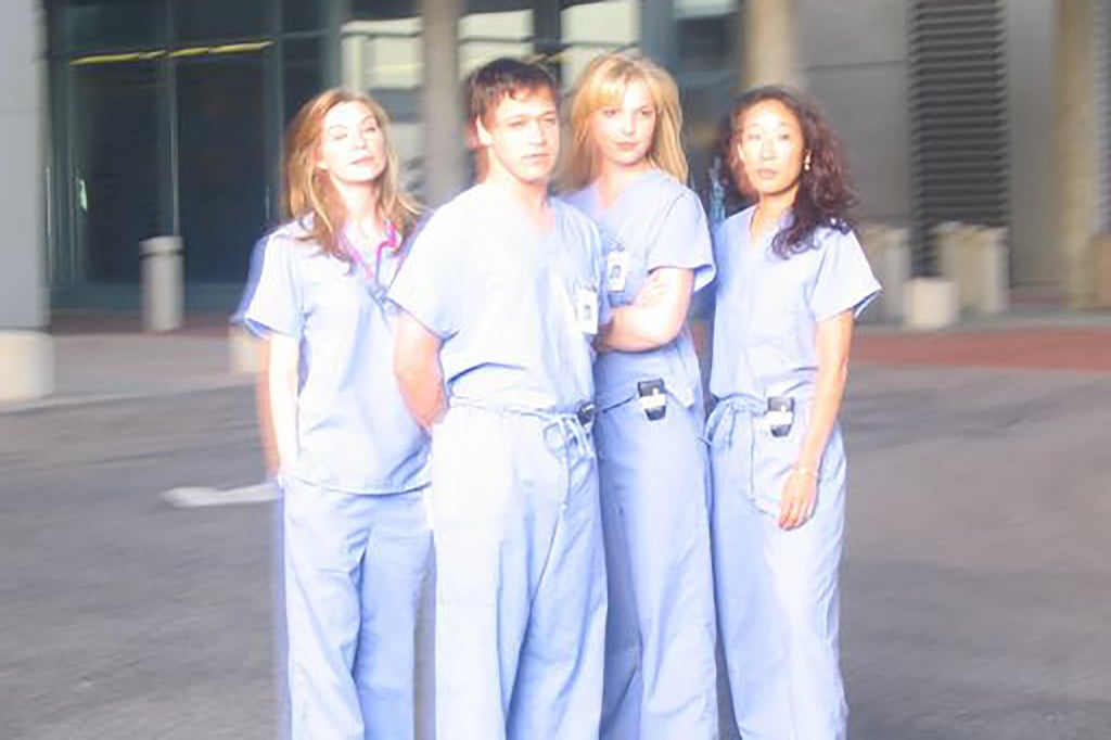 Ellen Pompeo, T.R. Knight, Katherine Heigl, and Sandra Oh