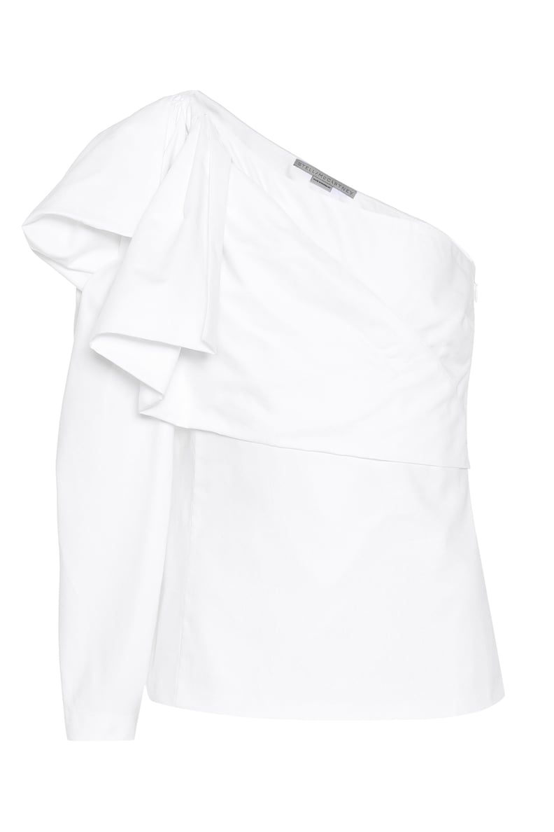 Stella McCartney Giada One-Shoulder Cotton Top