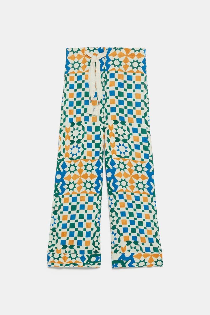 Zara Studio Printed Pants | Zara Studio Collection Spring 2019 ...