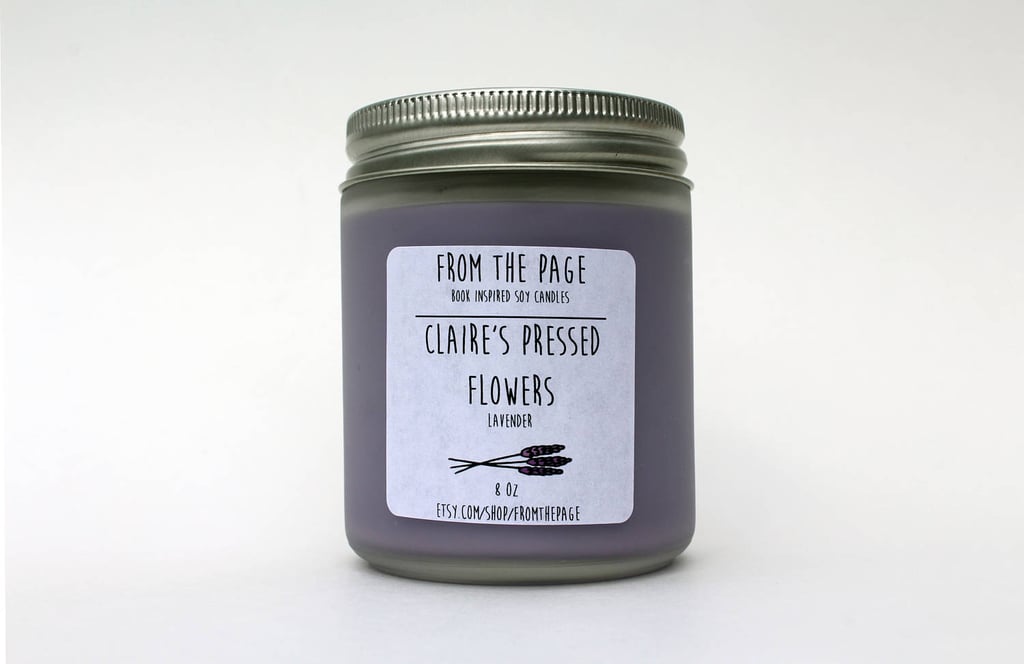 Claire's Pressed Flowers candle ($12) with notes of lavender.