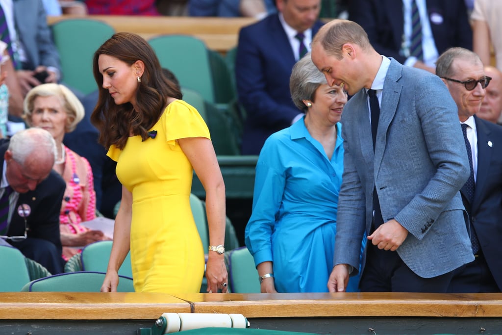 Prince William and Kate Middleton at Wimbledon Pictures 2018