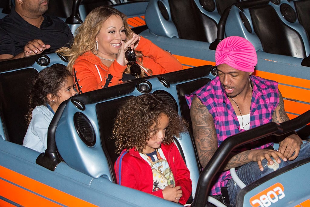 Mariah Carey And Her Twins At Disneyland Birthday Pictures Popsugar Celebrity Photo 6 