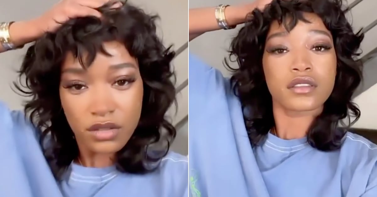 Keke Palmer Debuted A Shaggy Mullet Haircut Popsugar Beauty 