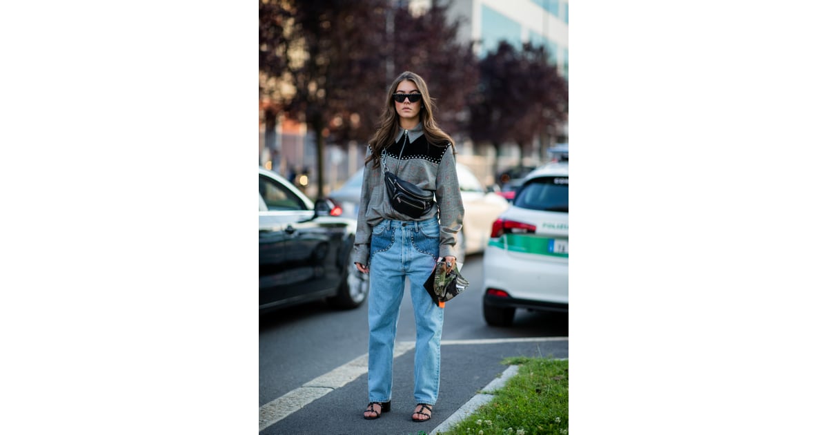 Embrace the Western trend with a detailed buttondown and jeans Cute