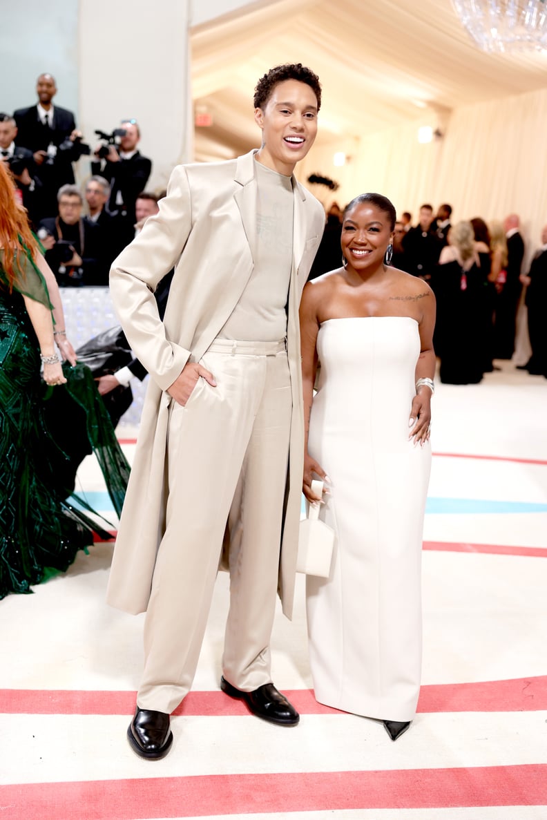 Brittney and Cherelle Griner at the 2023 Met Gala