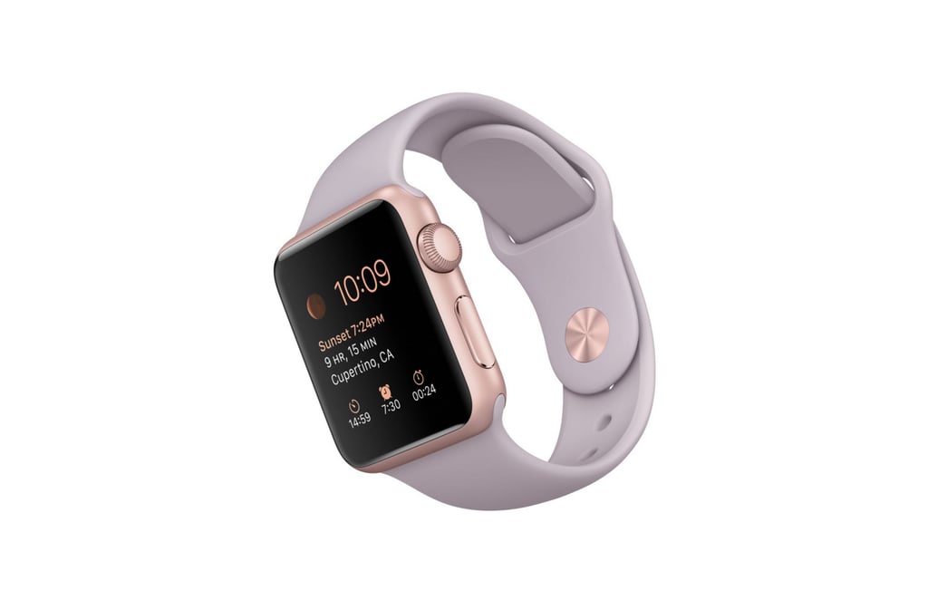 Apple Watch Sport 38mm in rose gold ($349)