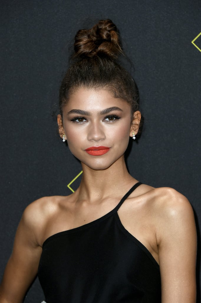 Zendaya's Coral Lipstick at the People's Choice Awards in 2019