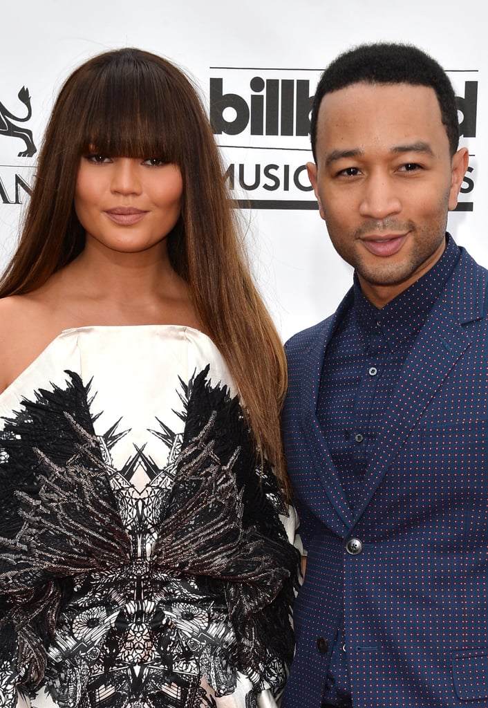 Chrissy Teigen With Straight Hair at Billboard Music Awards