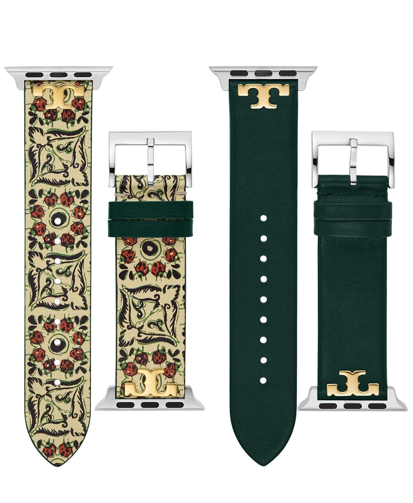 A Pop of Colour: Tory Burch Women's Interchangeable Leather Band Set