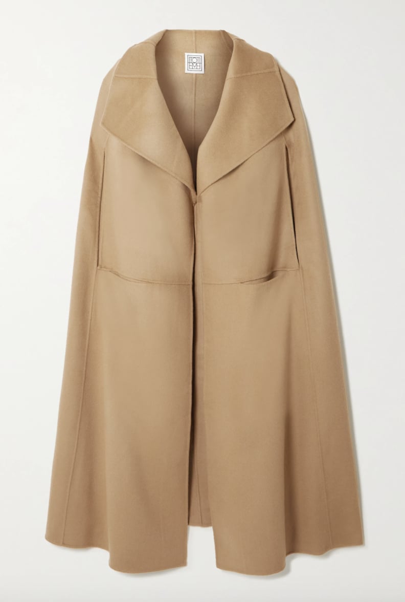 Totême Signature Wool and Cashmere-Blend Cape