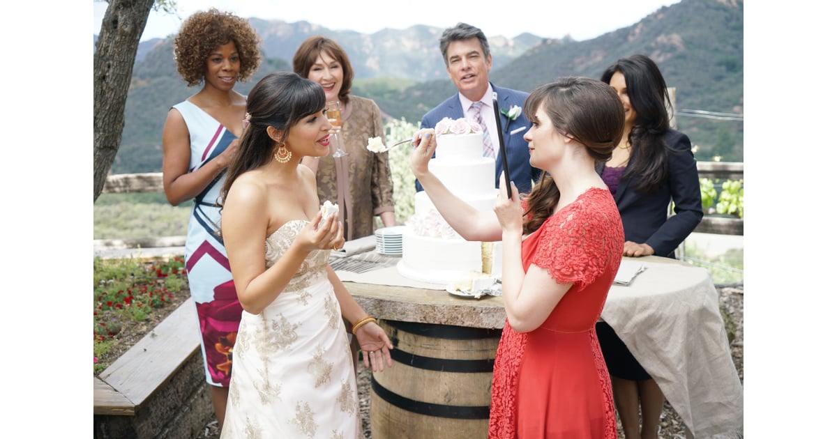 New Girl Schmidt and Cece's Wedding Pictures POPSUGAR Entertainment