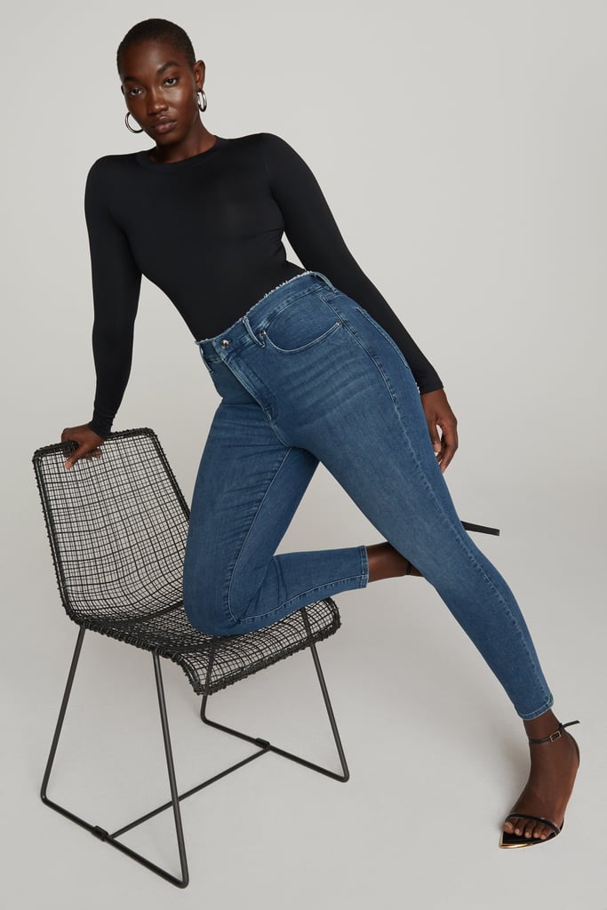Good American Good Legs Fray Waistband