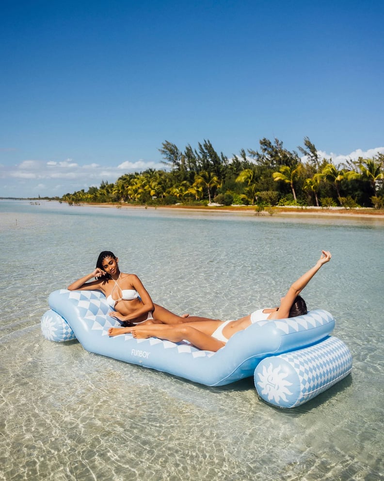 A Dual Lounger: Funboy Blue Sol Dual Chaise