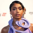 Lori Harvey's Bold Gown Features a Waist-High Slit and a Front Cutout